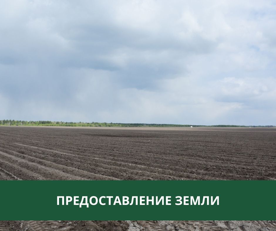 Администрация предоставляет землю в аренду.
