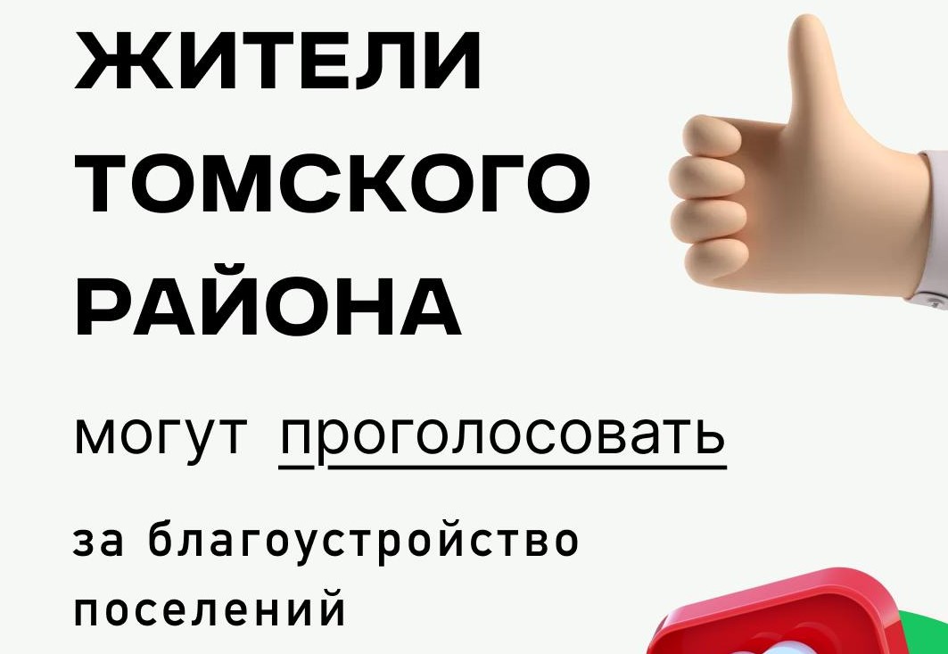 Жители Томского района выберут дизайн-проекты для пяти территорий благоустройства.